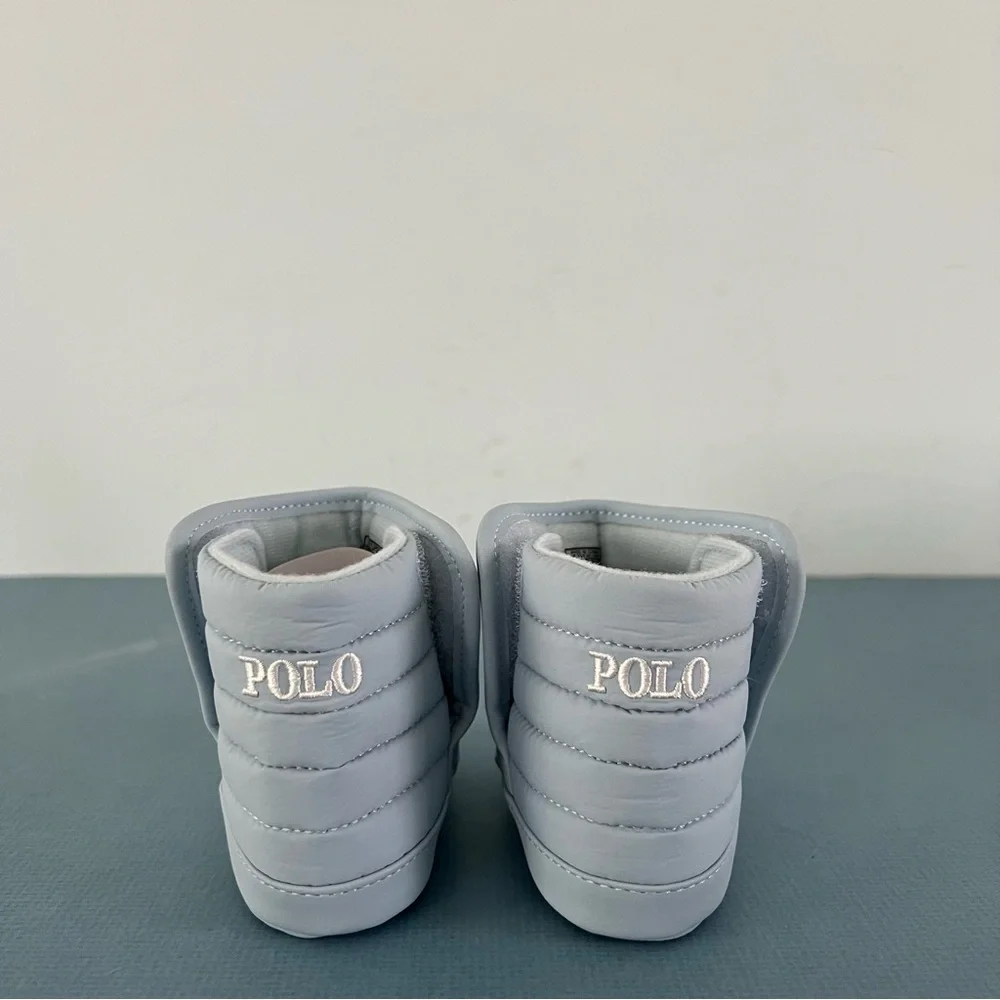 NWT Ralph Lauren Hamilten II EZ Light Blue Baby Pre-Walker Boots - Picture 7 of 10